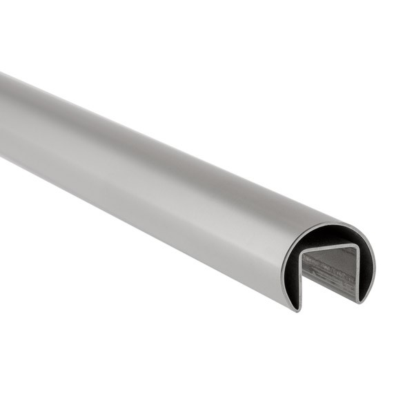Stabiler Edelstahl Handlauf - 21,52 mm Glasstärke